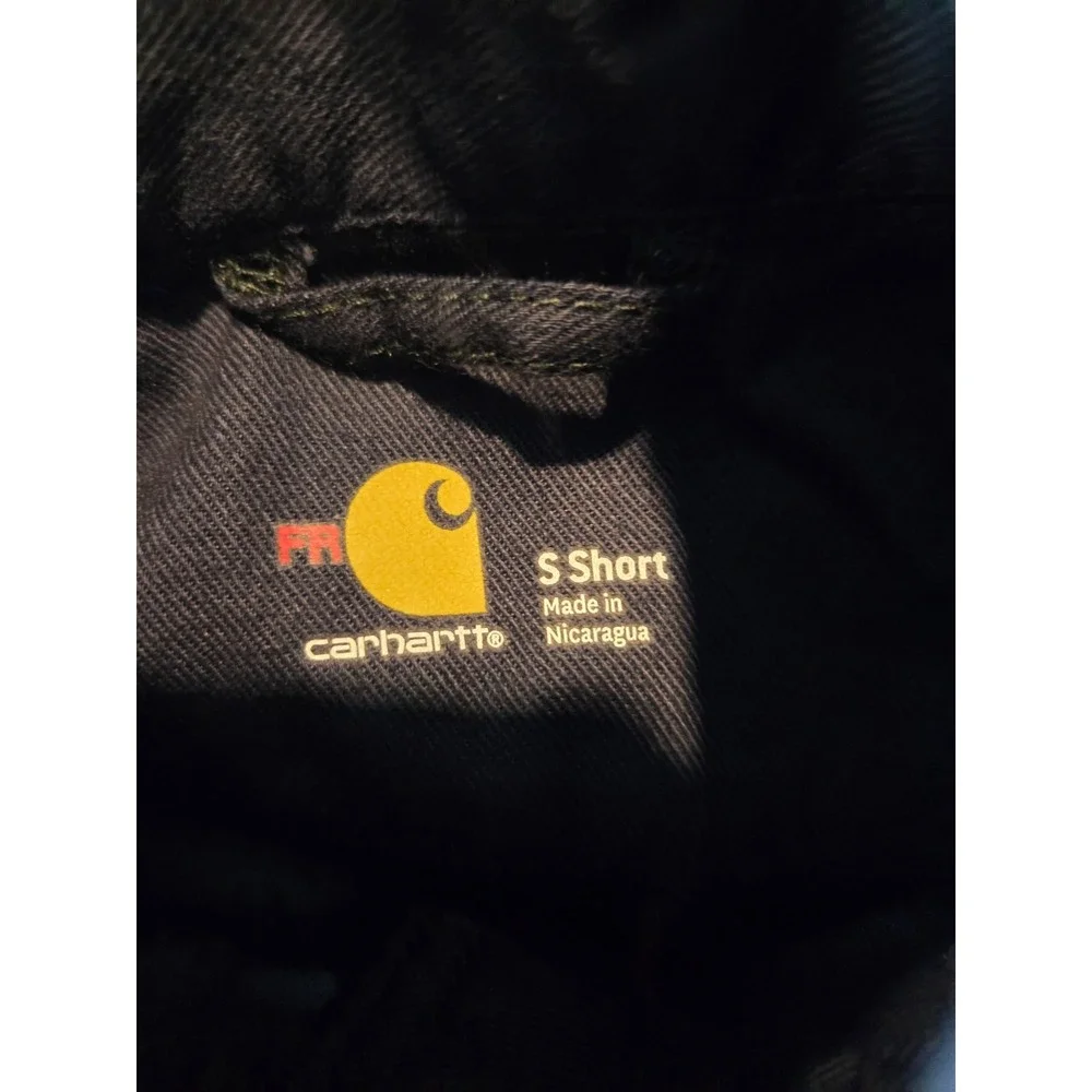 Carhartt Coveralls Womens Small Short Navy Flame-Resistant Rugged Flex Twill FR - Picture 5 of 16